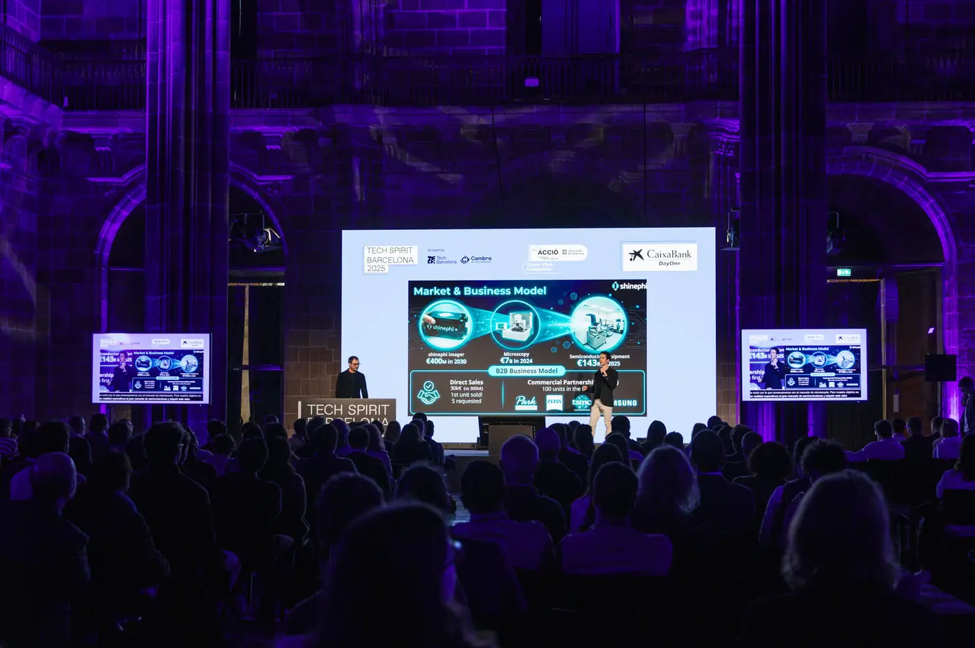 Main Stage, Catalan Pitch Competition, at Tech Spirit Barcelona