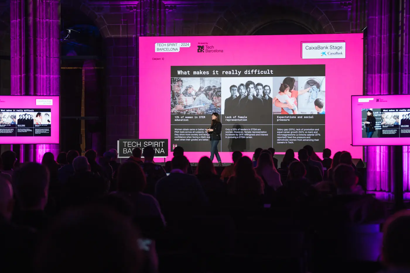 Main Stage, Google, at Tech Spirit Barcelona
